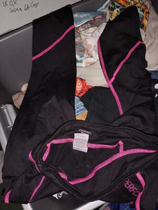 12-14 calvin klein performance large girls kids juniors leggings sport black - Picture 1 of 2