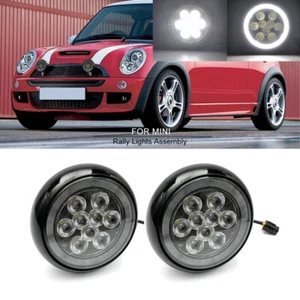 White LED Rally Driving Fog Light Bracket for 2004-2006 Mini Cooper R50 R52 R53 - Bild 1 von 8