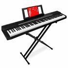 Best Choice Products SKY5484 88 Key Digital Piano Set - Black