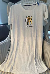 NWT Life is Good® Rocket Dog Sleep Shirt -Short Sleeve (M) - Picture 1 of 3