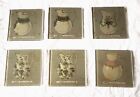 Brissi Glass Coasters Caraf Design Vintage French Country Side Aesthetic X6
