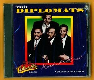 Diplomats - Here's A Heart 18 Golden Doo-Wop Classics - 1996 NEW Collectables CD - Imagen 1 de 2