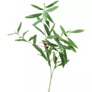 Künstlicher Olivenzweig Deko 100cm mediterrane Kunstpflanze für Zuhause und - Bild 1 von 3
