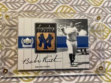 2000 UD UPPER DECK YANKEES LEGENDS BABE RUTH LEGENDARY LUMBER GAME BAT Rare