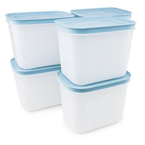 Tupperware Eis-Kristall Gefrierbehälter rauchblau 6x 1,1 L Aufbewahrung - Bild 1 von 1
