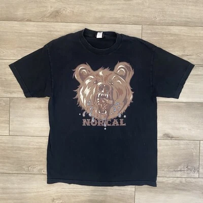 Camiseta De Colección Nor Cal Skate Gráfico Para Hombre Grande NHS Patinador Oso Grunge Y2K De Colección Foto 1 de 3