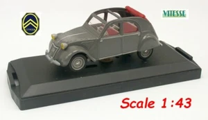 Citroen 2cv version "1957" débâchée (bâche rouge) - Vitesse - Echelle 1/43 - Imagen 1 de 1