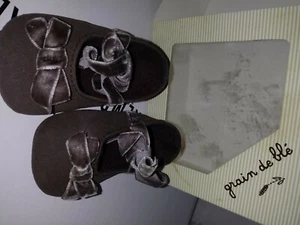 SCARPE NEONATO GRAIN DE BLE' COLORE : MARRONE TG. 15/16 NUOVI MAI USATI ,SCATOLA - Foto 1 di 9