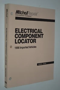 1998 ELECTRICAL COMPONENT LOCATER SERVICE REPAIR SHOP MANUAL IMPORTED CARS TRUCK - Picture 1 of 4
