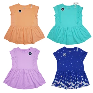 NWT OshKosh Girls Tunic Tee Shirt Top 10, 12, 14 Blue, Turquoise, Orange - Picture 1 of 16
