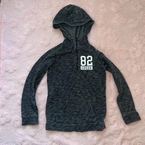 Girls DanSkin Size M 7/8 Gray Hooded Zip Cheerleading Long Sleeve Jacket - Picture 1 of 8