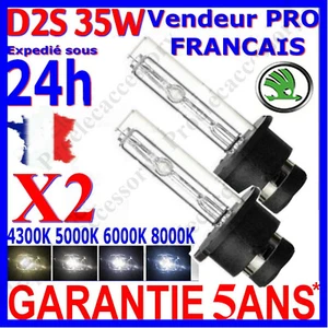 AMPOULES D2S XENON LAMPE 35W HID PHARE FEU 12V 5000K 6000K 8000K POUR SKODA - Picture 1 of 3