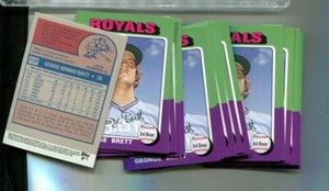 2006 TOPPS ROOKIE OF THE WEEK GEORGE BRETT CARD #12 LOT OF 34 1476Q