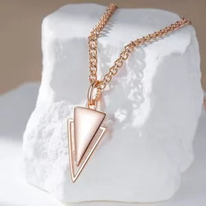 Edle Damen Halskette 585 RG Roségold | 45+5cm | Anhänger Schmuck - Bild 1 von 3