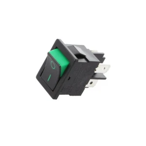 H8550XBBBG076G ROCKER DPST Pos: 2 OFF-ON 10A/250VAC 10A/28VDC schwarz-grün BULGI - Afbeelding 1 van 1