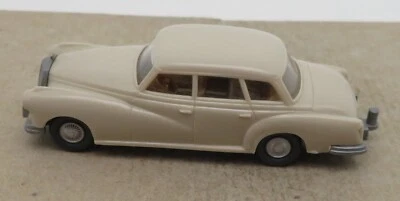 Micro WIKING Ho 1/87 Mercedes Benz 300 Limousine 1954 Grigio Beige No. Box # - Immagine 1 di 4