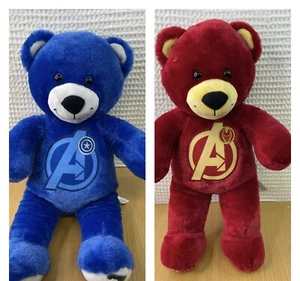 Build A Bear Iron Man & Captain America Marvel Avengers Endgame Stuffed Teddy - Picture 1 of 12