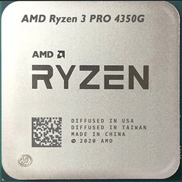 AMD Ryzen 3 PRO 4350G Socket AM4 3.80GHz 4C/8T 4MB 65W CPU Processor - Image 1 of 1