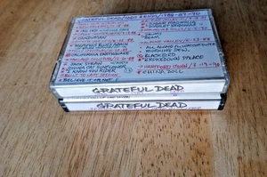 Grateful Dead 1988 1989 1990 & SPRING Mix Live 2 cassette tapes AUD SBDs Maxell - Picture 1 of 3