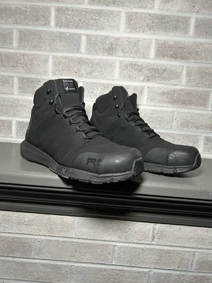 Timberland Radius Steel Tie Black Waterproof Boots ASTM F6445-21 Men Size 13wide - Image 1 of 4