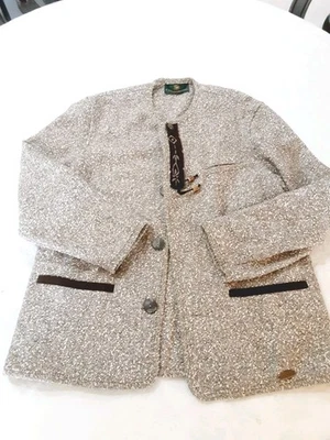 Hombres Giesswein Chaqueta Clásica Diseño Austriaco Talla 50 EE. UU. 40 Gris Nueva Mezcla de Lana Foto 1 de 4