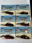 Lot of 6 Z-man Cross EyeZ Chatterbaits 3/8oz 5/0 Shaughnessy Hook  Chili Dog