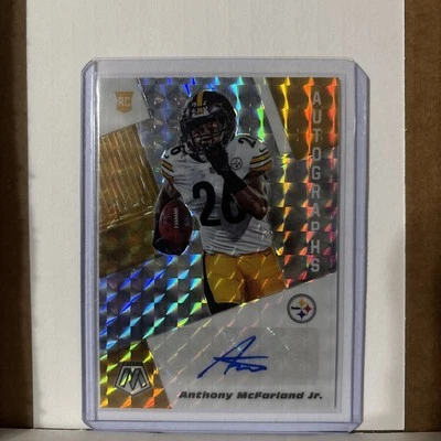 2020 Panini Mosaic - Rookie Autographs Mosaic Anthony McFarland Jr. #RA37 RC - Image 1 of 2