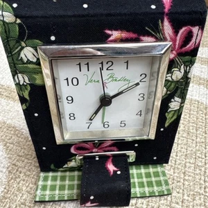Vera Bradley Tischuhr Quarz Wecker unbenutzt (braucht Batt) - Bild 1 von 6