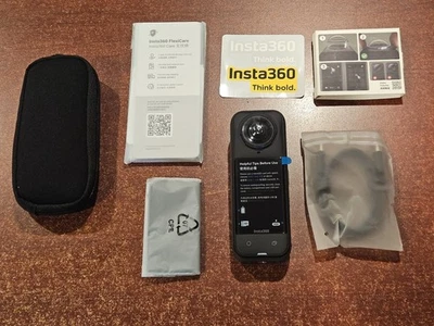 NEW Insta360 X5 8K Pocket Action 360 Video Action Camera - Midnight Black - Image 1 of 4