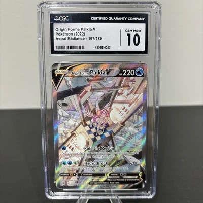 Pokemon Origin Forme Palkia V Astral Radiance Full Alt Art #167 CGC 10 Gem Mint - Image 1 of 4