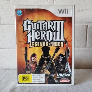 Guitar Hero III: Legends Of Rock Nintendo Wii Complete w/Manual 2007 PAL - Picture 1 of 6