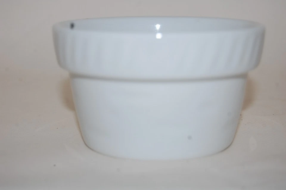 Auflaufform Förmchen Pastetenförmchen 9/5 cm  weiss flammfest Schönwald Hotelpor - Bild 1 von 1