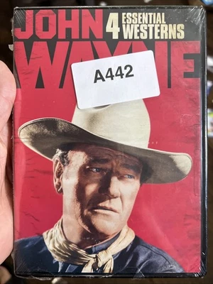 John Wayne: 4 Classic Westerns DVD James Stewart Dean Martin NEW! True Grit - Image 1 of 2