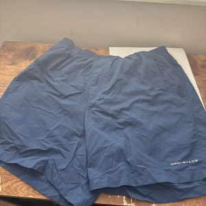 Columbia PFG OmniShade Blue Lined Mens Shorts Sz M 6 Inch Inseam #2 - Picture 1 of 7