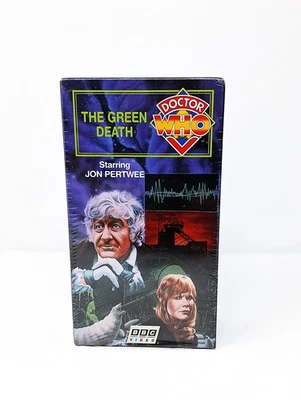 Doctor Who The Green Death VHS 2 Tape Box Set New Old Stock Factory Sealed - Image 1 of 4
