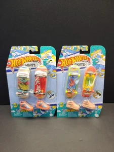 Hot Wheels Skate Fingerboard Skateboard und Schuhe 2er Pack 2 Stück - Bild 1 von 4