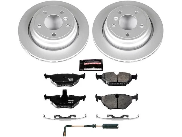 Kit de pastillas de freno trasero y rotor para BMW 540i 1997-2003 1998 1999 2000 2001 ZX984SG Foto 1 de 1