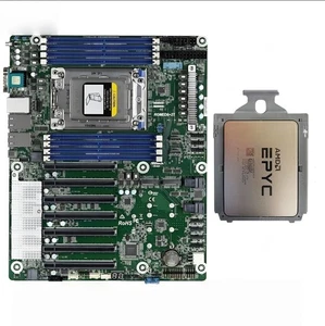 ASRock ROMED8-2T+AMD EPYC 7702P  64 cores 128 threads 2.0Ghz combination-// - Picture 1 of 6