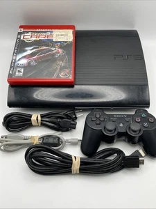 Sony Playstation 3 Super Slim 250GB CECH-4001 250GB con Cables Controlador Juego - Imagen 1 de 21