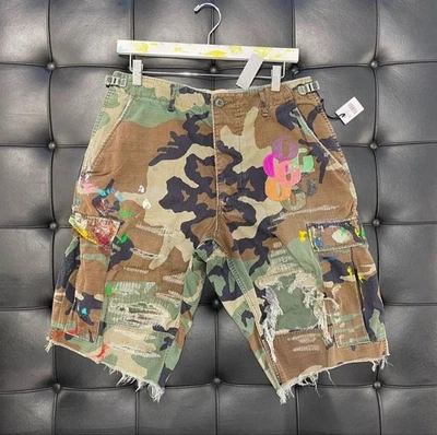 Gallery Dept Shorts Splash Painting Cargo Shorts Women Size Small - Image 1 of 2