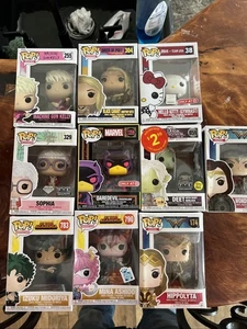 Lot Of 10 Funko Pop Television Rocks Marvel Heroes - Picture 1 of 5