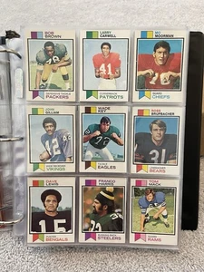 1973 Topps Football Complete Set #1-528 Most NM+ High Grade Hand Collated Binder - Picture 1 of 10