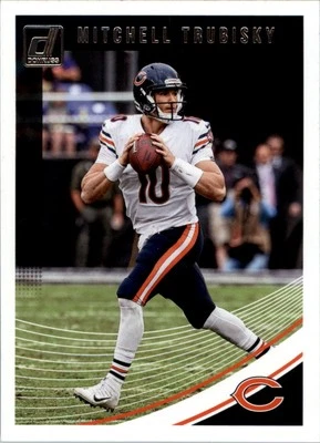 2018 Donruss Aqueous Test #46 Mitchell Trubisky - FB - Image 1 of 2