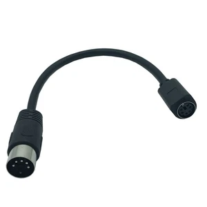 For PS2 Keyboard Connector Adapter Cable 5 Pin DIN Male to 6 Pin Female 15cm New - Picture 1 of 5