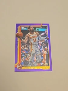 2025 Topps Basketball Trae Young Purple Foil Parallel /250 - Picture 1 of 6