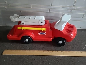 Camión de bomberos Little Tikes Toddle Tots rojo de colección 16" de largo hecho en EE. UU. - Imagen 1 de 7