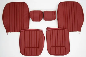 NEW JAGUAR XKE E-TYPE S3 LEATHER SEAT COVER MADE TO ORIGINAL SPECIFICATION - Picture 1 of 1