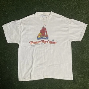 Treasure Bay Casino T-Shirt XL Fantasy Feast of Fortune Mississippi Promo Tee - Picture 1 of 6