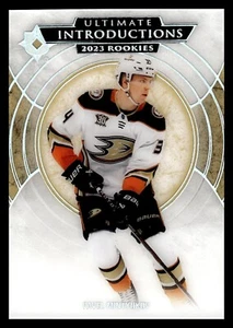 2023-24 UD Ultimate Introductions 2023 Rookies Pavel Mintyukov Ducks - Picture 1 of 2