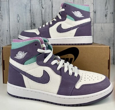 Nike Air Jordan 1 Zoom Air CMFT CT0978 150 Tropical Twist Púrpura Talla 9 NUEVO Zapato Foto 1 de 4